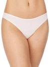 On Gossamer Dot Micro Thong In Mauve Chalk