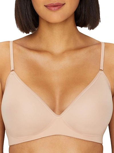 On Gossamer Next To Nothing Micro Wire-free T-shirt Bra In Champagne
