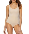 Tc Fine Intimates No Side Show Firm Control Bodysuit In Nude