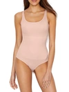 Tc Fine Intimates No Side Show Firm Control Bodysuit In Rose Bisque