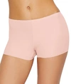 Tc Fine Intimates Wonderful Edge Matte Microfiber Boyshort In Rose Bisque