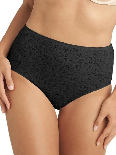 Tc Fine Intimates All Over Lace Modern Brief In Black