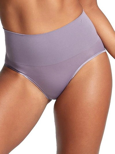 Yummie Seamlessly Shaped Brief In Purple Sage