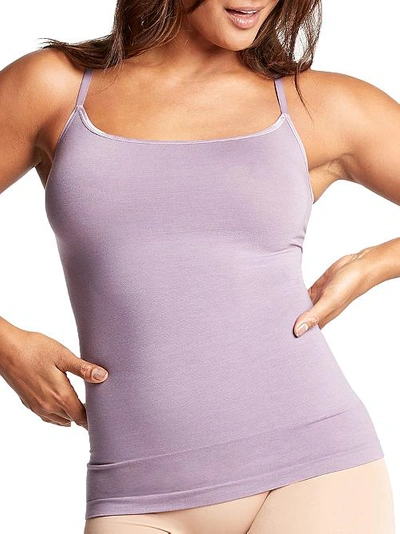 Shop Yummie Seamlessly Shaped Convertible Camisole In Purple Sage