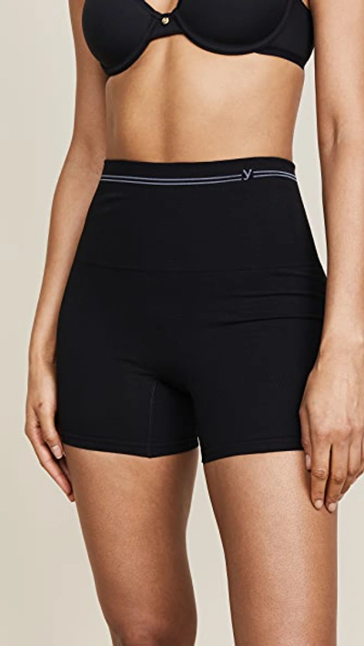 Yummie Cotton Seamless Short In Black