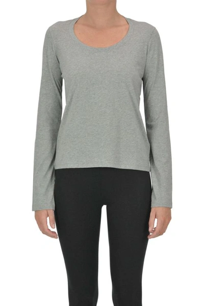 Acne Studios Long Sleeves Cotton T-shirt, In Grey