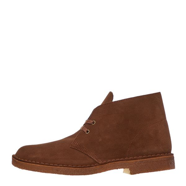 desert boots cola suede