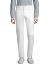 J Brand Kane Straight Fit Jeans In Keckley White