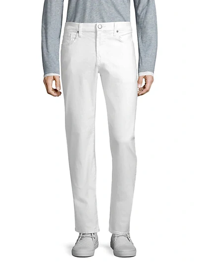 J Brand Kane Straight Fit Jeans In Keckley White