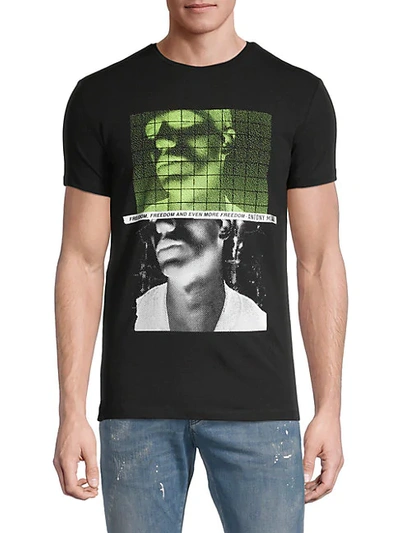 Antony Morato Freedom Graphic T-shirt In Black