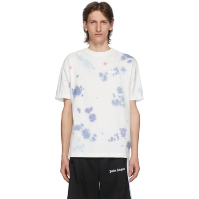 Palm Angels White Tie-dye New Basic T-shirt