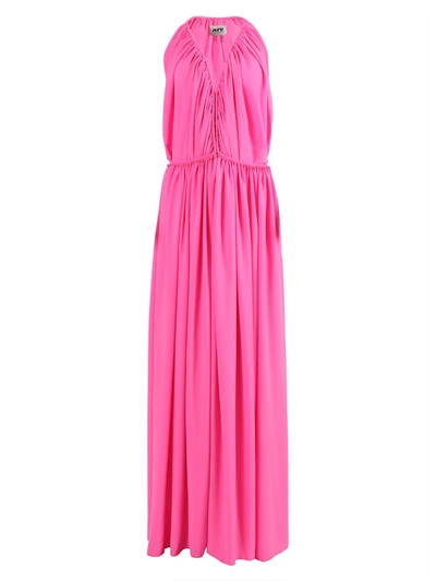 Maison Rabih Kayrouz Bright Pink Asymmetric Gown
