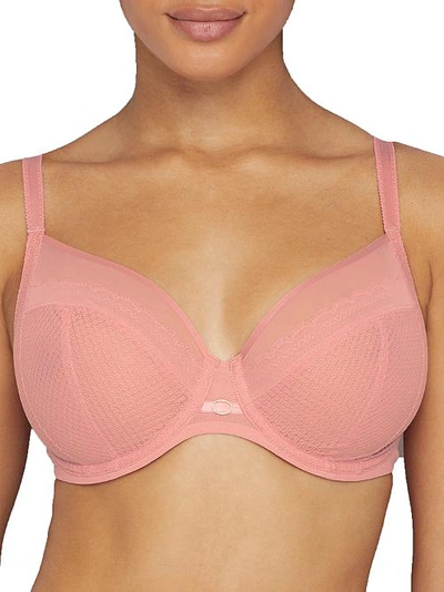 Chantelle Parisian Allure Side Support Bra In Rose Tutu