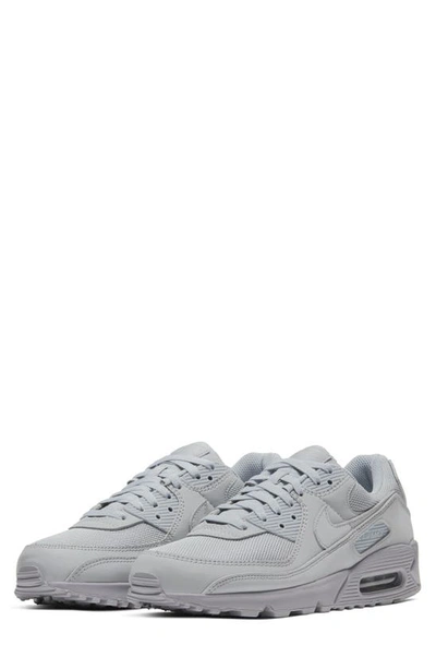 Nike Air Max 90 Sneaker In Wolf Grey/ Wolf Grey/ Black | ModeSens