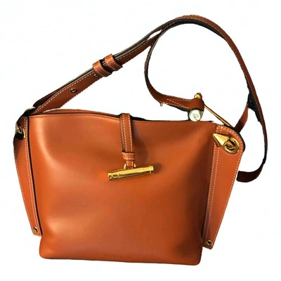 Pre-owned Jw Anderson Brown Leather Handbag