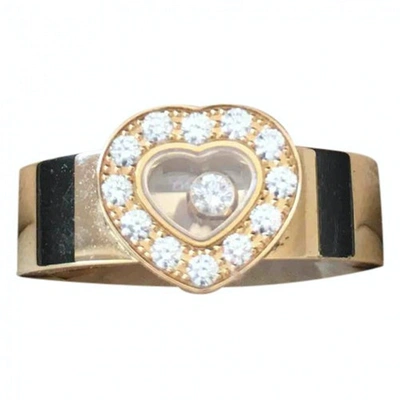 Pre-owned Chopard Happy Diamonds Gold Yellow Gold Ring