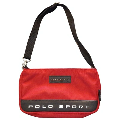 Pre-owned Polo Ralph Lauren Red Clutch Bag