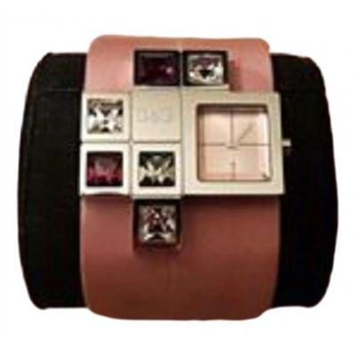 Pre-owned Dolce & Gabbana Pink Steel Watch