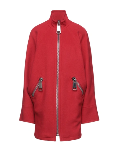 Moschino Coats In Red