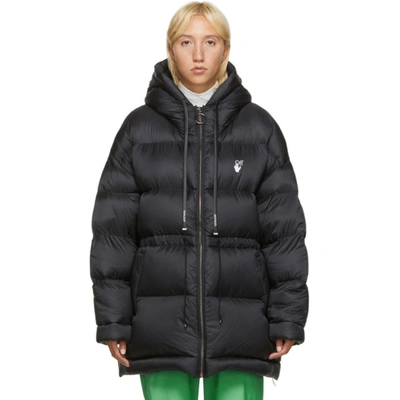 Off-white Black Belted Puffer Jacket