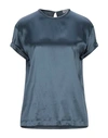Brunello Cucinelli Blouses In Blue
