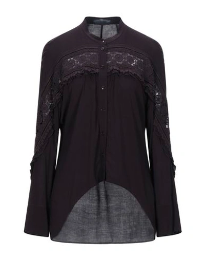 High By Claire Campbell Shirts In Purple