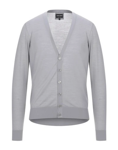 Giorgio Armani Cardigans In Grey