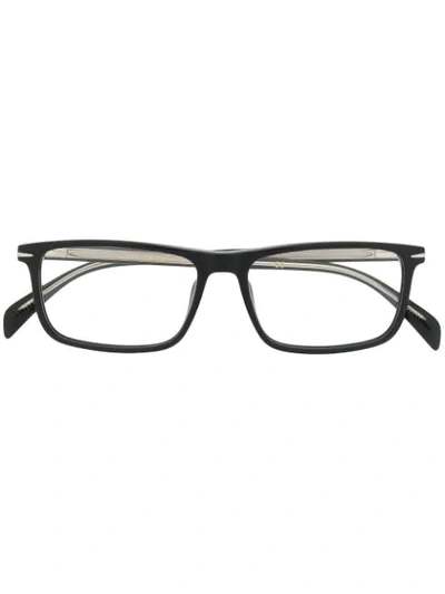 David Beckham Eyewear Db 1019 Square Frame Glasses In Black