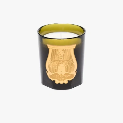 Cire Trudon Green And White Cyrnos Candle In Black/gold
