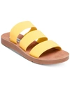 Steve Madden Women's Pascale Flat Sandals In Yellow