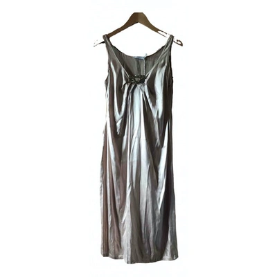 Pre-owned Emilio Pucci Silk Mid-length Dress In Beige