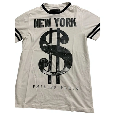 Pre-owned Philipp Plein White Cotton T-shirts