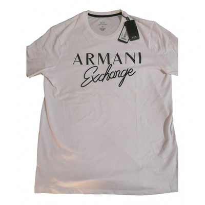 Pre-owned Emporio Armani White Cotton T-shirt