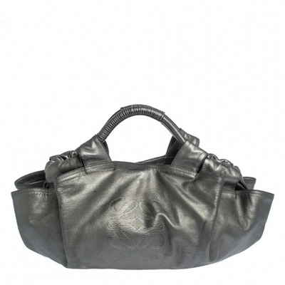 Pre-owned Loewe Metallic Leather Handbag