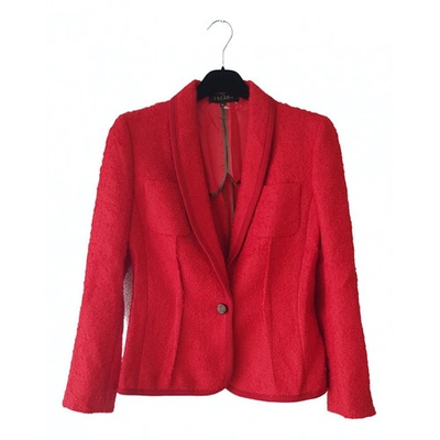 Pre-owned Escada Red Wool Jacket