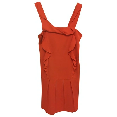 Pre-owned Sonia By Sonia Rykiel Mini Dress In Orange