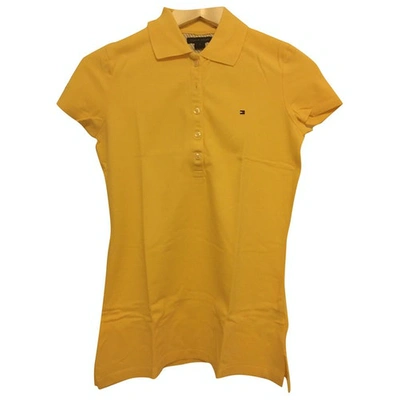 Pre-owned Tommy Hilfiger Yellow Cotton Top