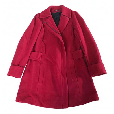 Pre-owned Comptoir Des Cotonniers Wool Coat In Red