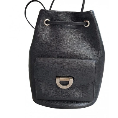 Pre-owned Celine Black Leather Backpack