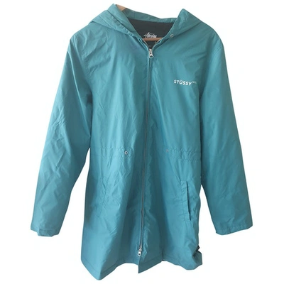 Pre-owned Stussy Turquoise Jacket