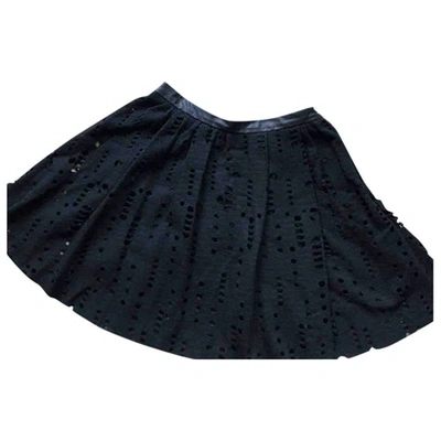 Pre-owned Maje Fall Winter 2019 Black Wool Skirt