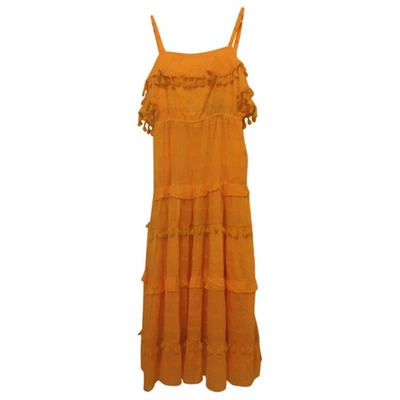 Pre-owned Nicholas Maxi Dress In Yellow