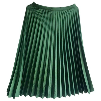 Pre-owned Topshop Tophop  Green Skirt