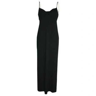 Pre-owned Celine Maxi Dress In Black