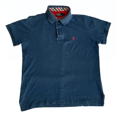 Pre-owned Polo Ralph Lauren Polo Ajustã© Manches Courtes Polo Shirt In Blue