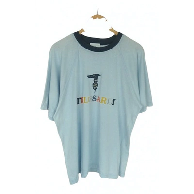 Pre-owned Trussardi Blue Cotton T-shirt