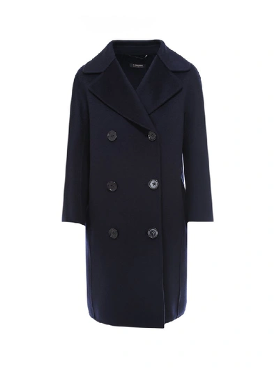 Max Mara 's  Maga Coat In Blue