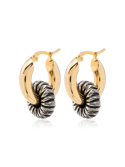 By Alona Gold And Silver Tone Madeline Hoop Earrings In Metallic