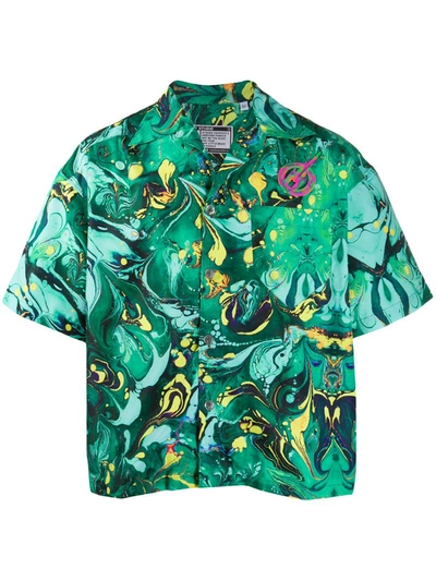 Formy Studio Printed Tech Shirt In Green