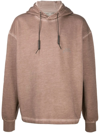 A-cold-wall* Plain Long Sleeved Hoodie In Brown